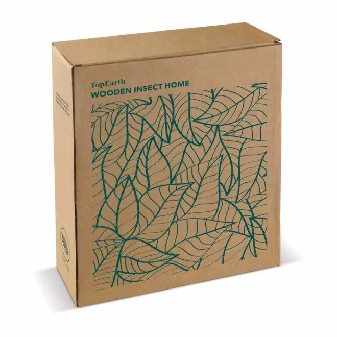 HÔTEL À INSECTES PERSONNALISABLE EN BOIS 'INSECTO' 4J