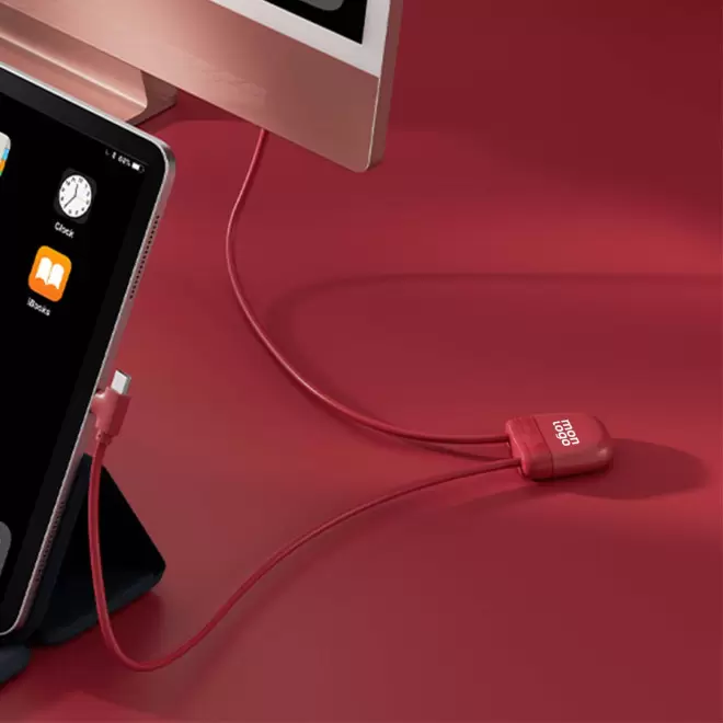 CÂBLE DE CHARGE PERSONNALISÉ 1 MÈTRE XOOPAR®  'ICE C' 72H