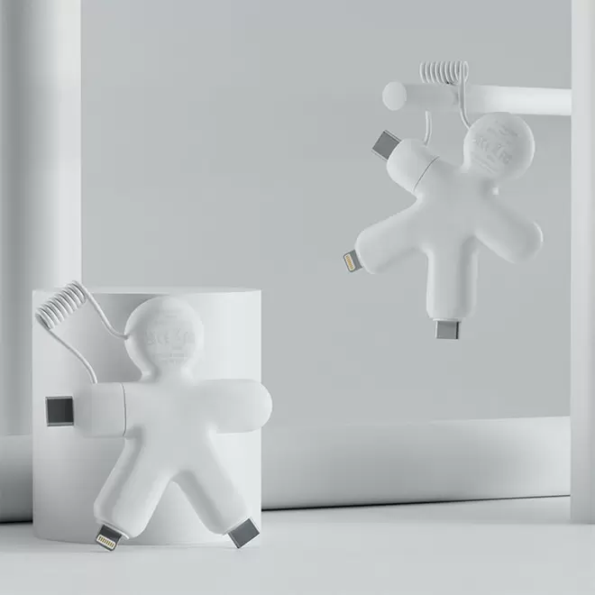 CABLE DE CHARGEMENT PERSONNALISABLE XOOPAR® 'BUDDY CABLE' 