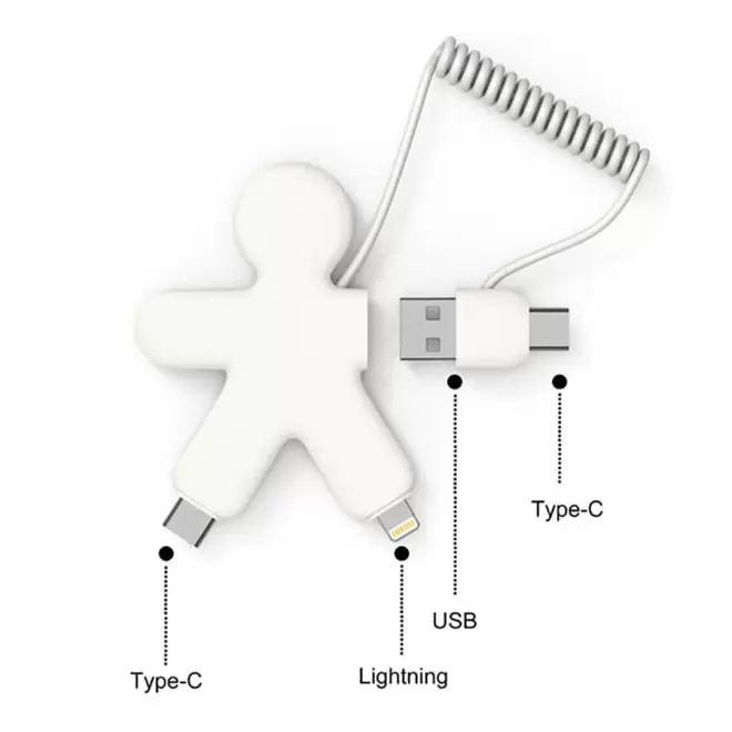 CABLE DE CHARGEMENT PERSONNALISABLE XOOPAR® 'BUDDY CABLE' 