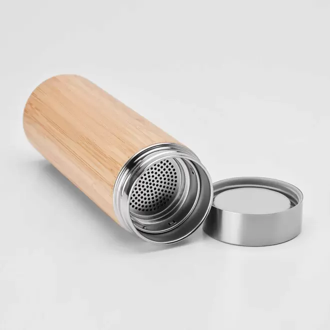 BOUTEILLE ISOTHERME PERSONNALISABLE BAMBOU 'MALARTIC' 4J