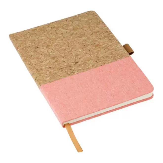 CARNET A5 PERSONNALISABLE LIEGE COTON 'NATURON COLOR'