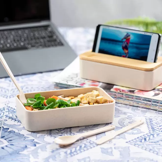 LUNCH BOX PERSONNALISABLE 2 COMPARTIMENTS 700ML 'RAVUN MAX'