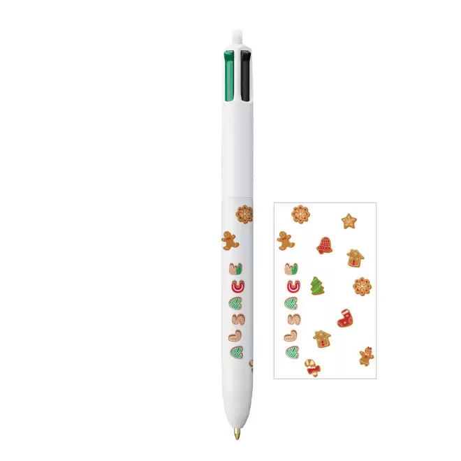 BOITE PERSONNALISABLE 1 STYLO BIC 4 COULEURS 'ALSACE'