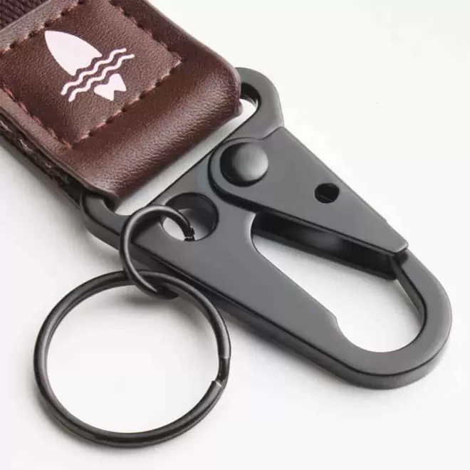 PORTE CLE PERSONNALISABLE AVEC MOUSQUETON 'CAPTY'