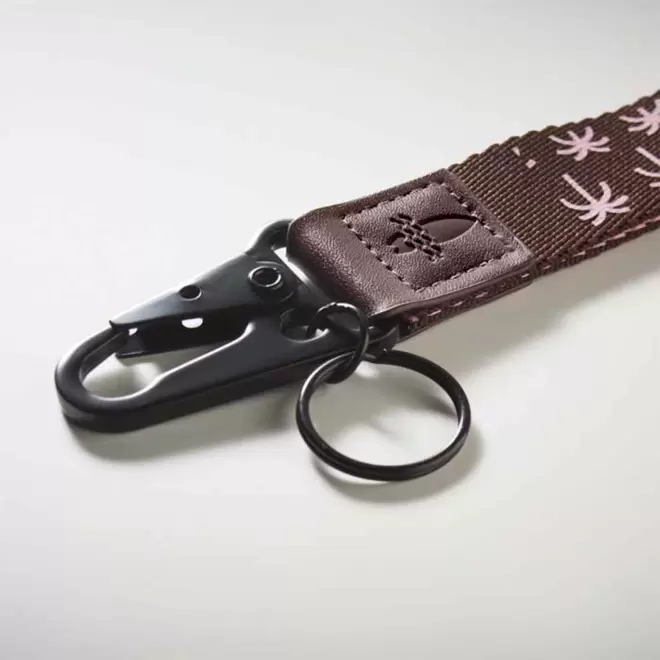 PORTE CLE PERSONNALISABLE AVEC MOUSQUETON 'CAPTY'