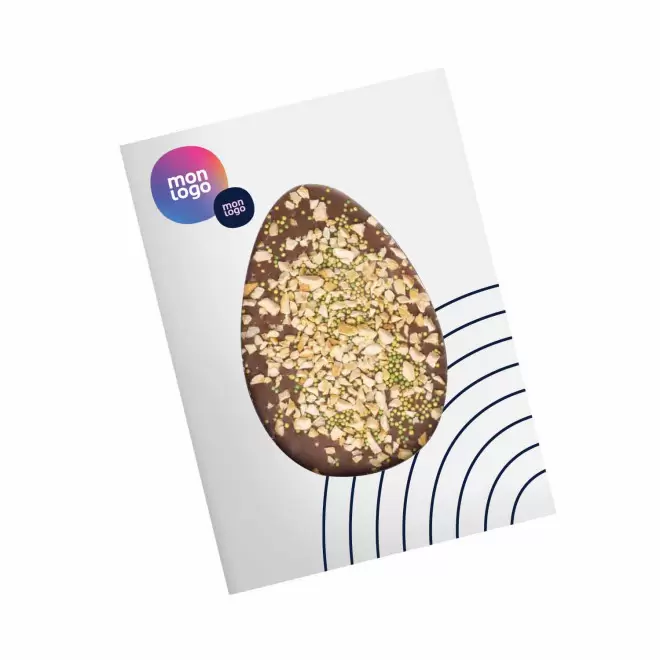 TABLETTE CHOCOLAT AU LAIT PERSONNALISABLE 65G 'EASTER'