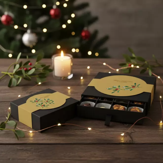 COFFRET PERSONNALISABLE DE 16 CHOCOLATS 'MOMENT'