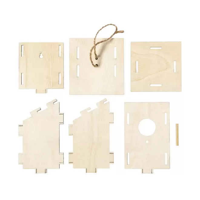 NICHOIR EN BOIS POUR OISEAUX PERSONNALISABLE 'PIWOU'