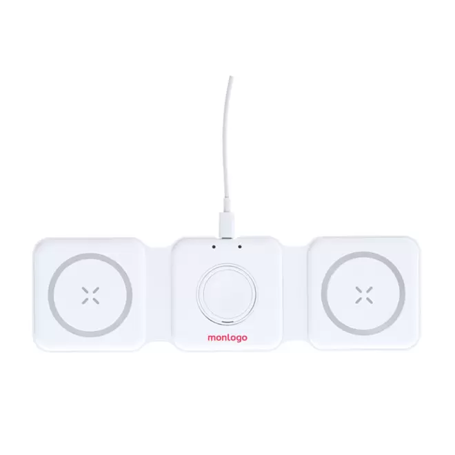 CHARGEUR INDUCTION PLIABLE 15W PERSONNALISABLE 'PIEGO 3'