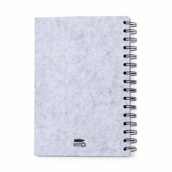 CARNET A5 FEUTRINE PERSONNALISABLE 'BONNIE SPIRALE'