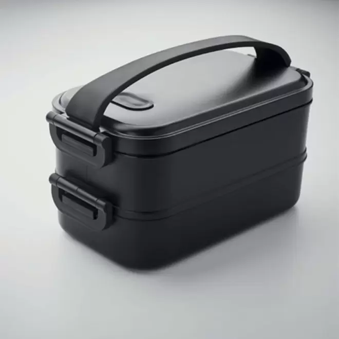 LUNCH BOX PERSONNALISABLE DEUX NIVEAUX 'CENA' 