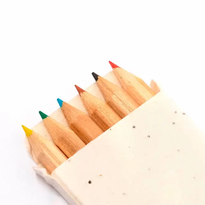 ETUI 6 CRAYONS PERSONNALISABLE 'MATHILDA ENSEMENCE'