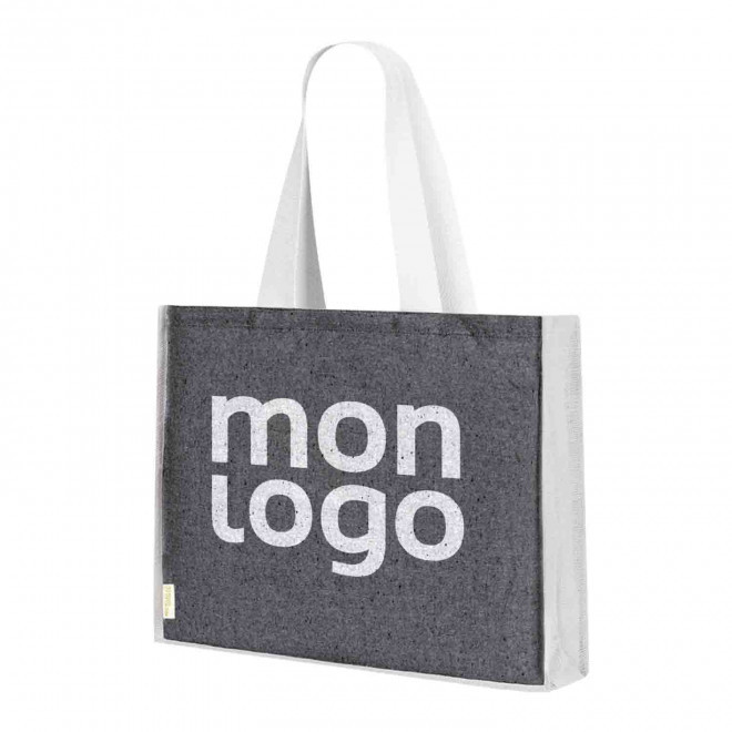 CABAS EN JUTE ET COTON RECYCLE PERSONNALISABLE 'LAIMA'