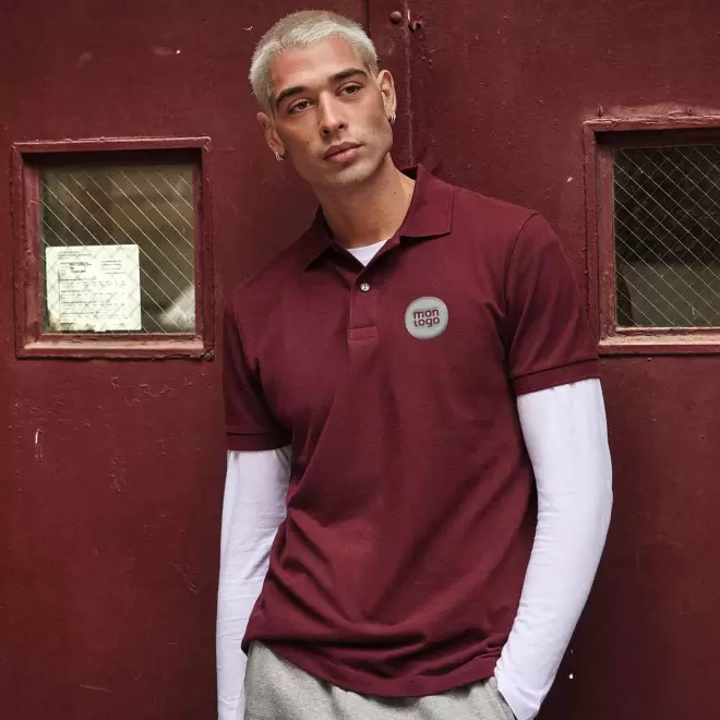 POLO PERSONNALISABLE B&C HOMME 210G 'ADIMO' 