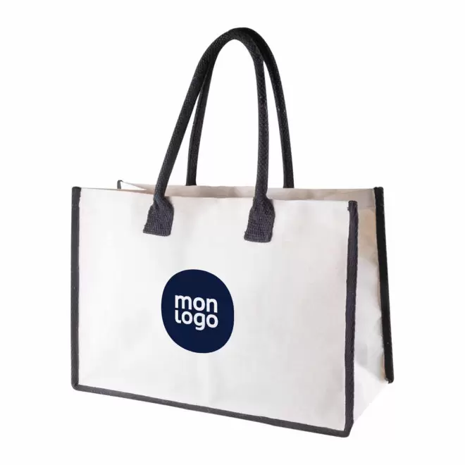 CABAS EN TOILE DE COTON PERSONNALISABLE 'BALA'