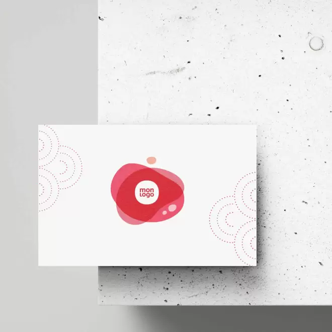 CARTE DE VISITE PERSONNALISÉE ANTIBACTÉRIENNE 'CDV SAFY'