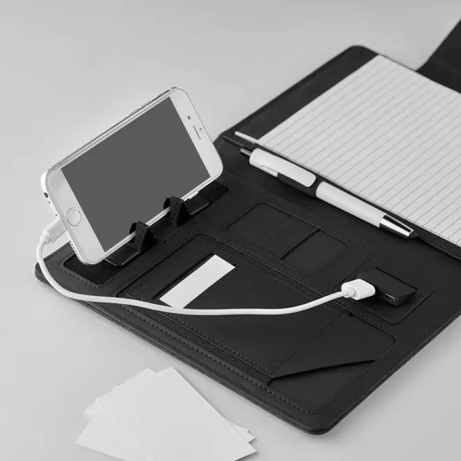 CONFÉRENCIER A5 OU A4 PERSONNALISABLE AVEC BATTERIE DE SECOURS 4000 MAH 'WEISSEN'