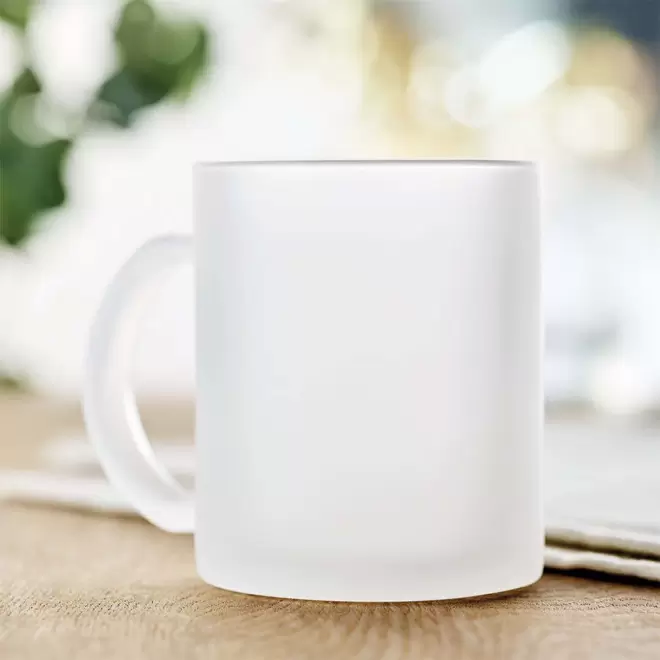 MUG EN VERRE PUBLICITAIRE 'SENSA FULL'