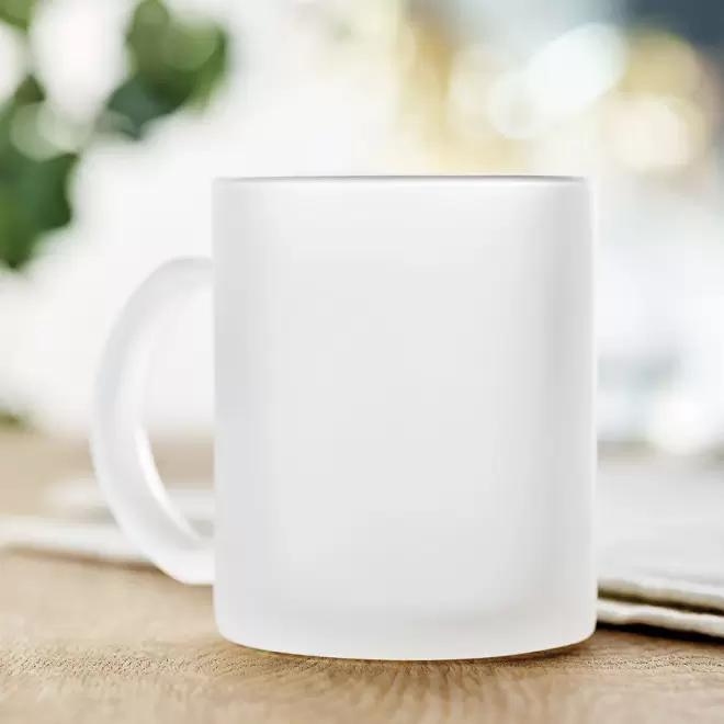 MUG EN VERRE PUBLICITAIRE 'SENSA FULL'