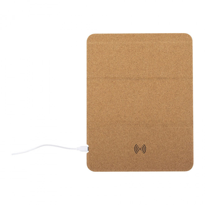 TAPIS DE SOURIS PERSONNALISABLE À INDUCTION EN LIEGE 'RELIUM'