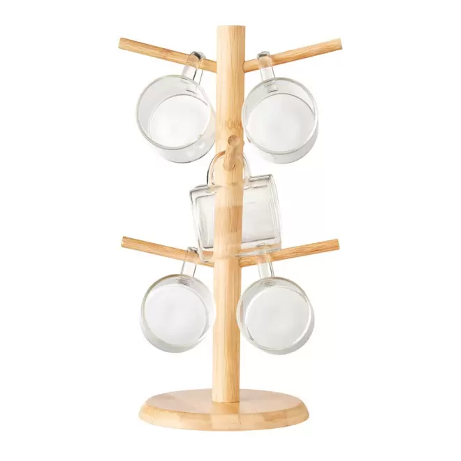 PORTE TASSES PERSONNALISÉ EN BAMBOU 'OPAU'