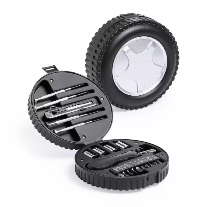 BOITE A OUTILS PERSONNALISEE ROUE 'MOCHELIN'