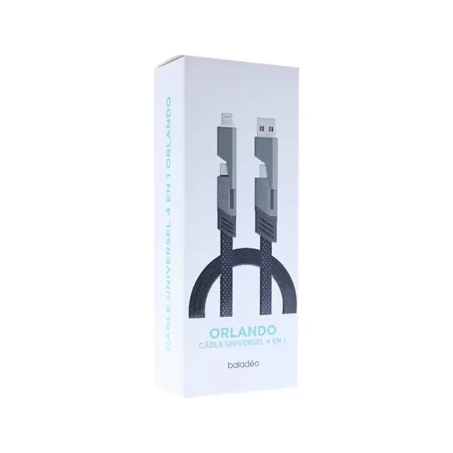 CABLE 4 EN 1 60W PERSONNALISABLE 'NEGMI'