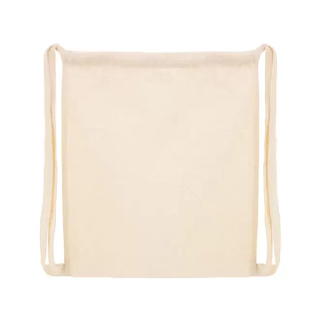 SAC A DOS COTON CORDELETTE PLATE PUBLICITAIRE 'BRIELLE'