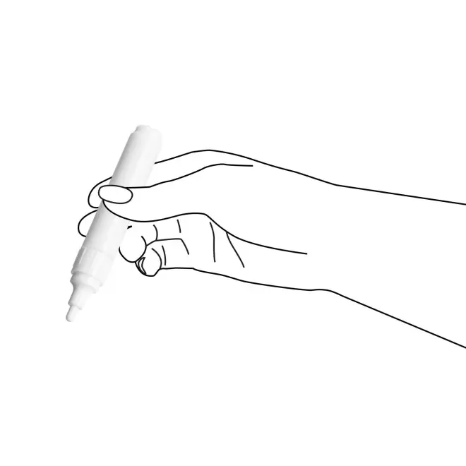 FEUTRE MARQUEUR CRAIE PERSONNALISABLE 'GESSO'