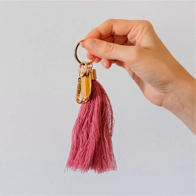 PORTE CLES POMPOM PERSONNALISE 'PANPAN'