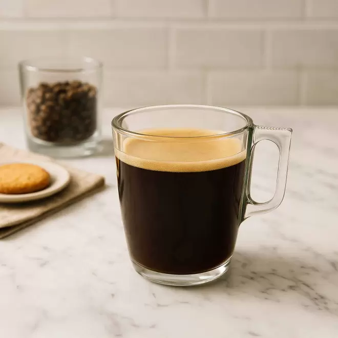 TASSE EN VERRE 250ML PERSONNALISABLE 'NUEVO'