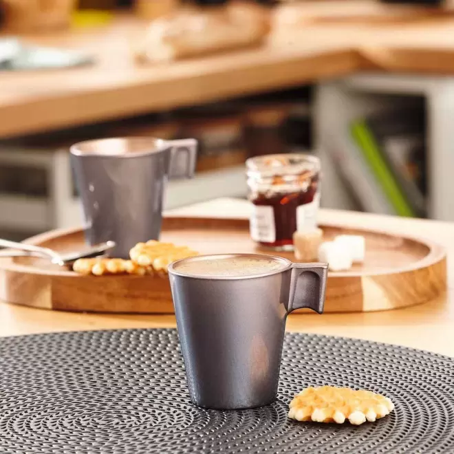 TASSE EN VERRE FRANCAIS MIF 80ML PERSONNALISEE 'FLASHY'