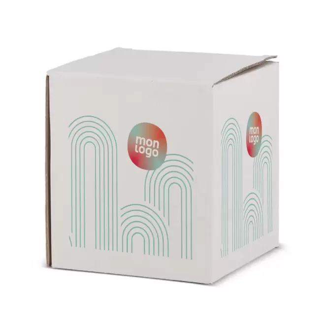 BOITE CADEAU 1 MUG PERSONNALISEE 'BOITEAU EUROPE QUADRI'