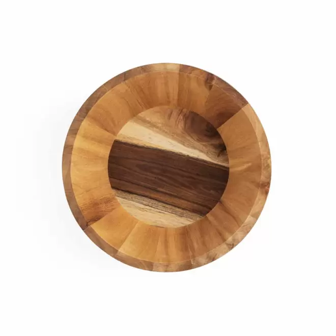 SALADIER EN ACACIA PERSONNALISE 'SUCRIN'