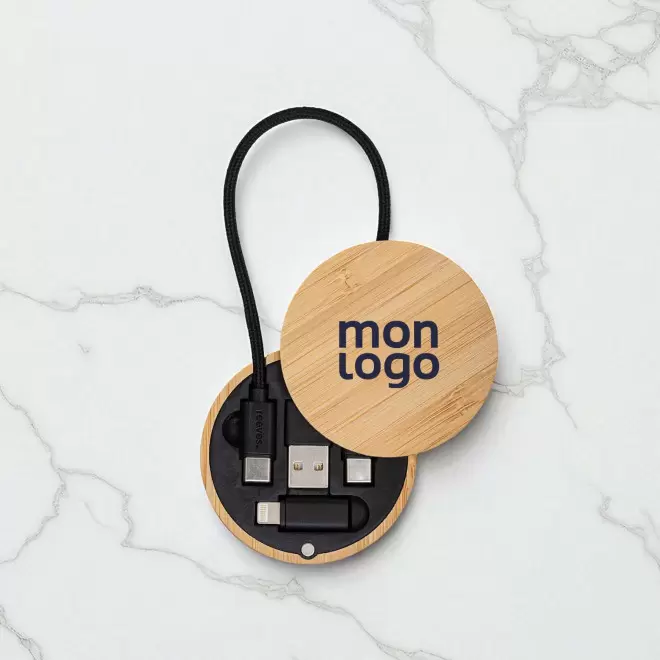 CABLE 4 EN 1 PERSONNALISE 'RONDINA BOIS'