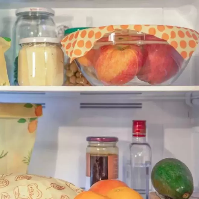 LOT DE 3 BEE WRAPS VEGANS PERSONNALISABLE 'PAKPAK'