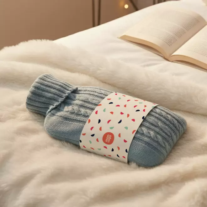 BOUILLOTTE PERSONNALISABLE 1.8L HOUSSE TRICOTEE 'CALDA'