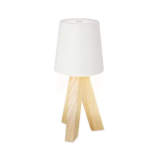 LAMPE DE TABLE PERSONNALISABLE PIEDS EN BOIS 'ITOT'
