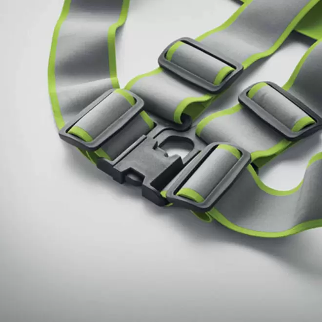 HARNAIS REFLECHISSANT PLIABLE PERSONNALISABLE 'SAFEFLUO'