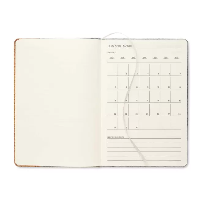 CARNET A5 FEUTRE RPET PERSONNALISABLE 'SELSA'