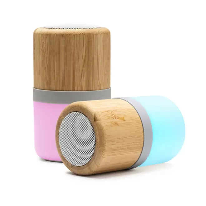 MINI ENCEINTE LUMINEUSE PERSONNALISABLE 'GLOWY'