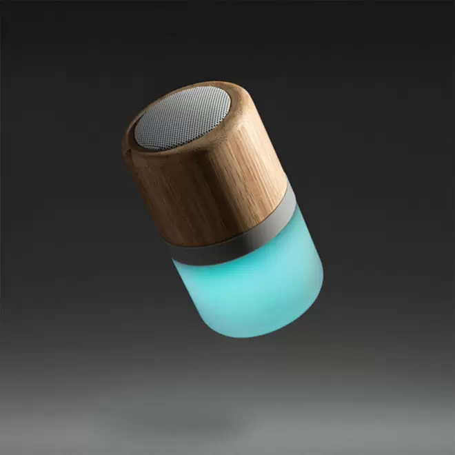 MINI ENCEINTE LUMINEUSE PERSONNALISABLE 'GLOWY'