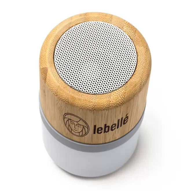 MINI ENCEINTE LUMINEUSE PERSONNALISABLE 'GLOWY'