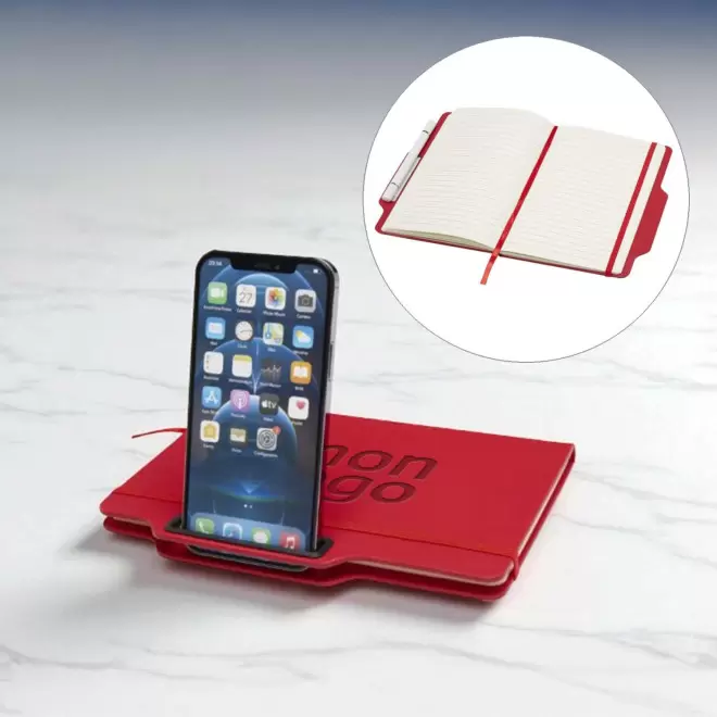 CARNET A5 RIGIDE PERSONNALISE AVEC STYLO 'SHAWN'