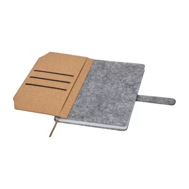 CARNET A5 FEUTRINE RECYCLE LIEGE PERSONNALISE 'GRANPA'