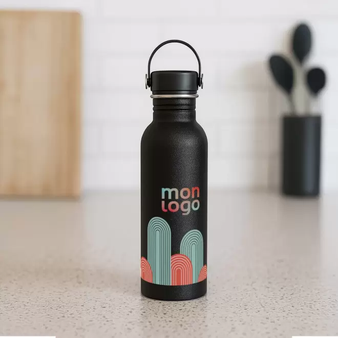 GOURDE EN ACIER PERSONNALISEE 750ML 'MEYLAR'