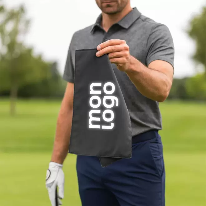 SERVIETTE GOLF PERSONNALISABLE 'GOLOFA MICROFIBRE'