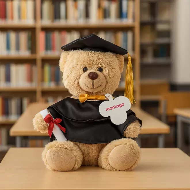PELUCHE GRADUATION PERSONNALISABLE 'ARMAND'