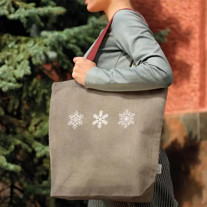 SAC COTON RECYCLE BI COUL PERSONNALISABLE 'AURIANA BOTTOM'